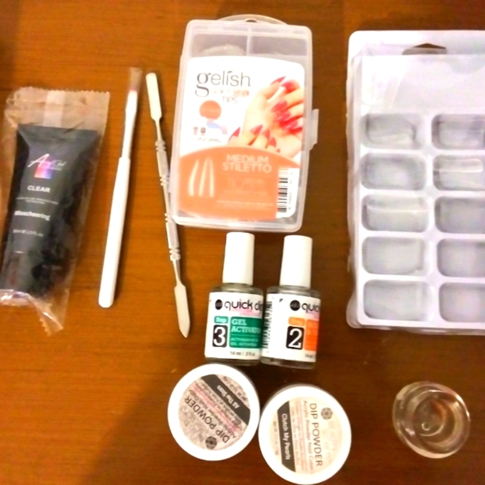 Two different kinds of acrylic nail systems